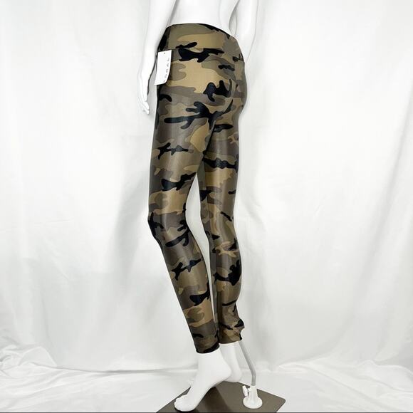 Koral Black Tan & Olive Camouflage Lustrous High Rise Leggings Size Medium NWT - Picture 8 of 16
